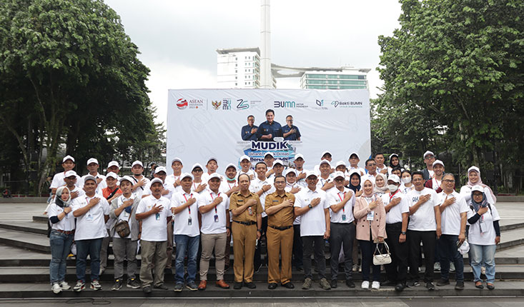 1.000 Pemudik Asal Bandung Diberangkatkan Gratis Oleh DEFEND ID