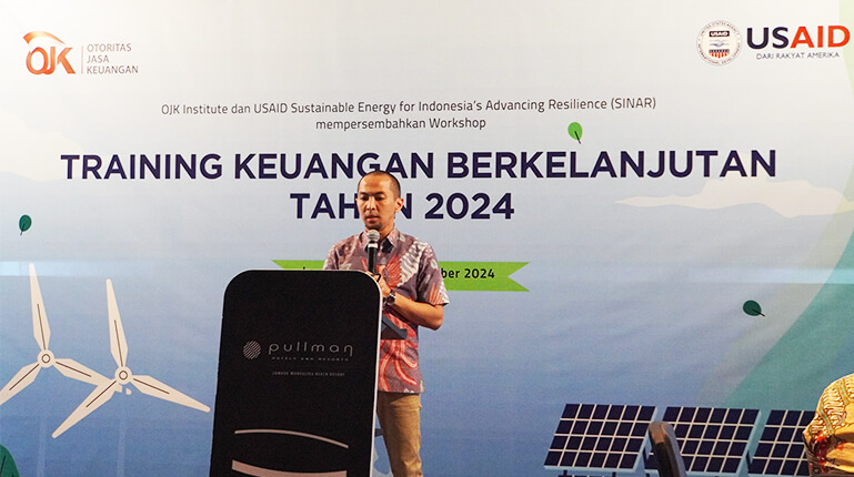 Jadi Pembicara, Ridwan kupas Bisnis Renewable Energi dan Keuangan Berkelanjutan