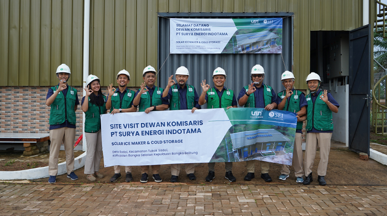 Dewan Komisaris SEI Kunjungi Solar Ice Maker & Cold Storage di Bangka Belitung